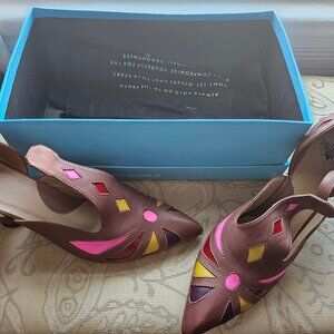 Fluevog Twist T strap shoe